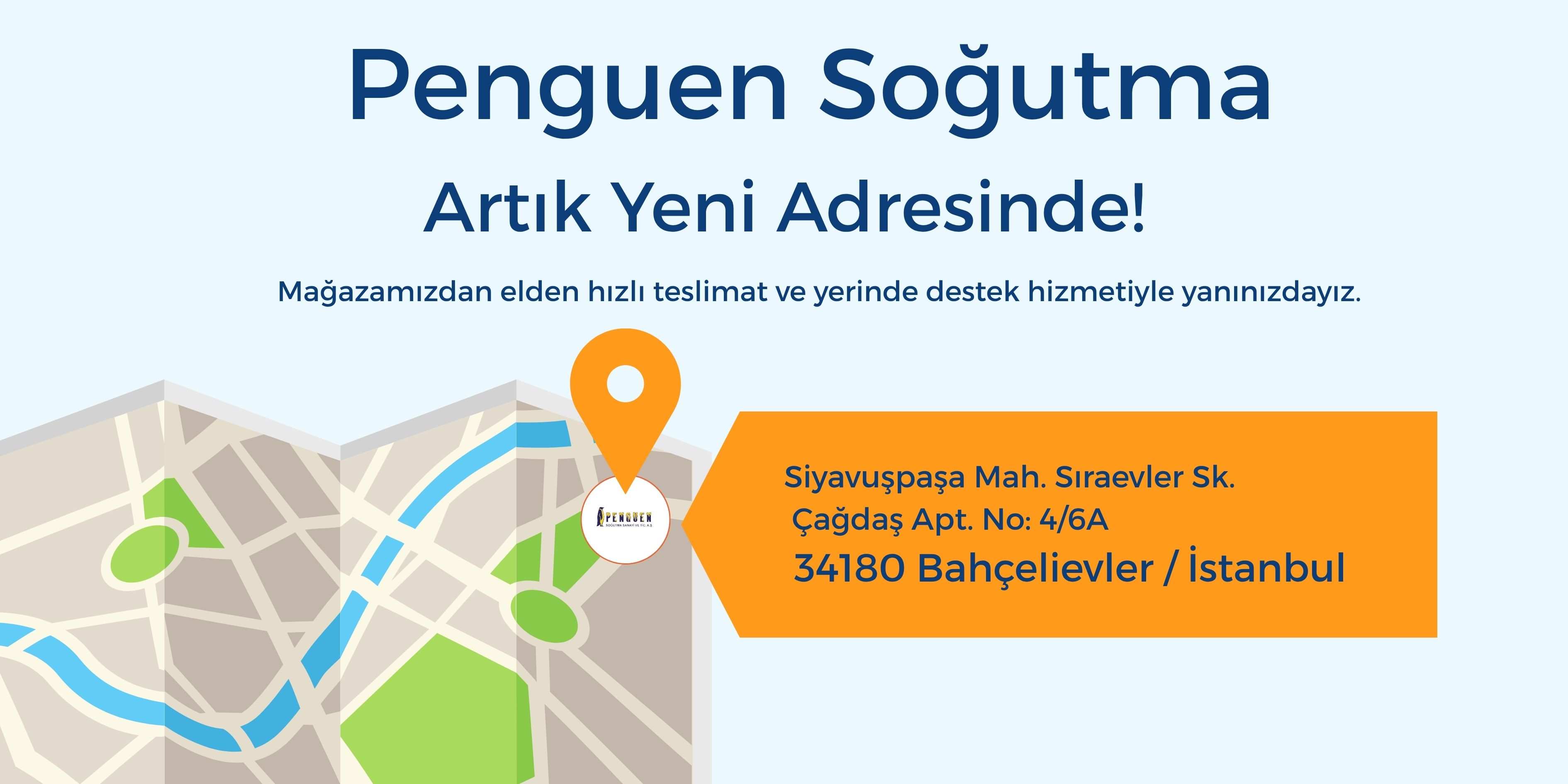 Penguen Soğutma Beyaz Eşya Yedek Parça Yeni Konum