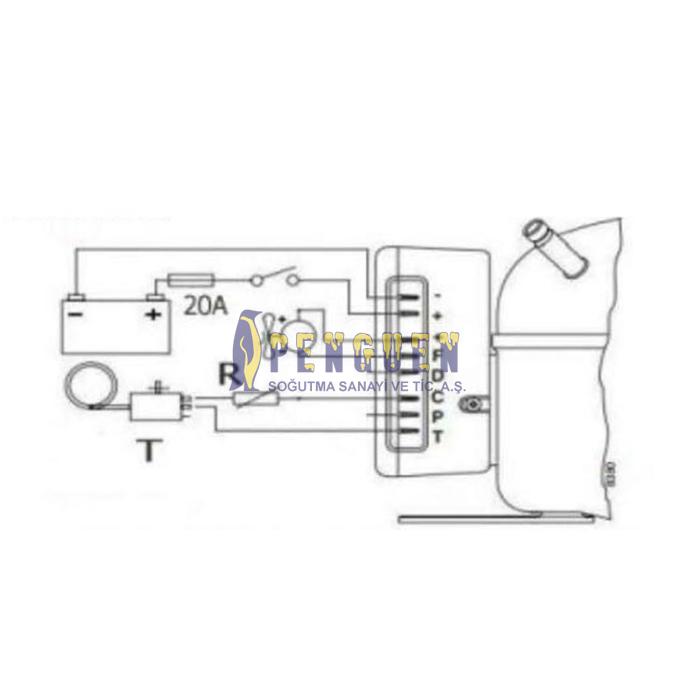 Buzdolabi Motoru 12v 24v R 134a 533 05 Tl Kdv