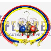 Manifold Seti Hortumulu R-22 R-134 R-404  R-410 