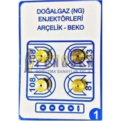 Ocak-Fırın Enjektör 9 luk Doğalgaz 