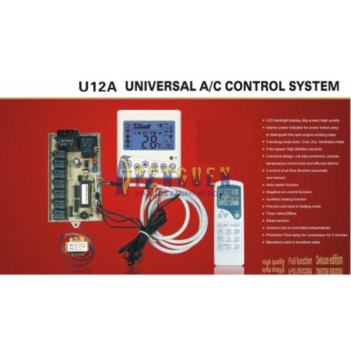 salon tipi klima universal kart kumanda