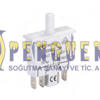 Üniversal Buzdolabı Butonu 4 Soket İnce