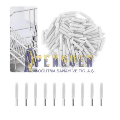 Bulaşık Makinesi Sepet Teli Koruyucu Kapak 100 Adet Pas ve Çizik Önleyici Beyaz