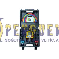 Çantalı Bütün Gazlar ile Uyumlu Dijital Manifold MG-10B