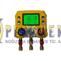 Çantalı Bütün Gazlar ile Uyumlu Dijital Manifold MG-10B