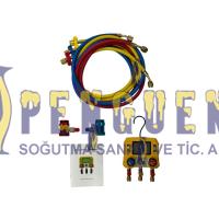 Çantalı Bütün Gazlar ile Uyumlu Dijital Manifold MG-10B