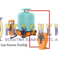 Dijital Gaz Terazisi LMC-300 (Selenoid Valfli)