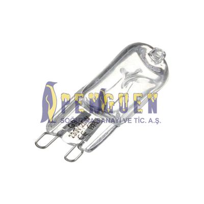 Fırın Ampül G9 Halojen Kapsül Şeffaf 230 V 25 W