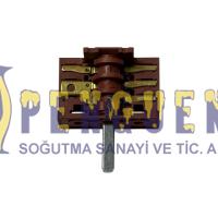 Fırın Komütatör 3 Yollu 17 mm 4 Kademe