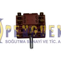 Fırın Komütatör 3 Yollu 17 mm 4 Kademe