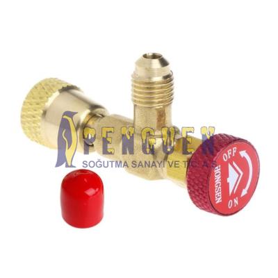 Hongsen HS-1221 Soğutucu Gaz Şarj Kontrol Vanası 1/4- 5/16