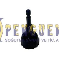 Matkap Ucuna Uyumlu Çapak Alma Aleti
