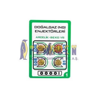 Ocak-Fırın Enjektör 9 luk Doğalgaz 
