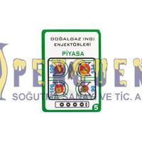 Ocak-Fırın Piyasa (ince tip) Enjektör Doğalgaz 
