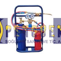 Oksijen Kaynak Seti 2 Litre Geri Tepmeli