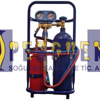 Oksijen Kaynak Seti 5 Litre Geri Tepmeli