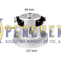 SRV 15 Süpürge Motoru Çıkıntılı Taban 1400 W