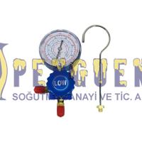 Tekli Manometre Vanalı 