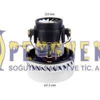 Üniversal Halı Yıkamalı-Çift Fanlı Elektrikli Süpürge Motoru