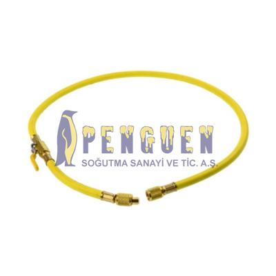 Vanalı Gaz Şarj Hortumu Tekli R22-134-404-32-407 180 cm