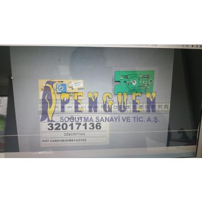 Vestel Buzdolabı Pot Kartı 32017136