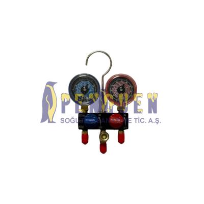 Hongsen HS-M01 R22, R-134A, 1234YF Uyumlu İkili Manifold